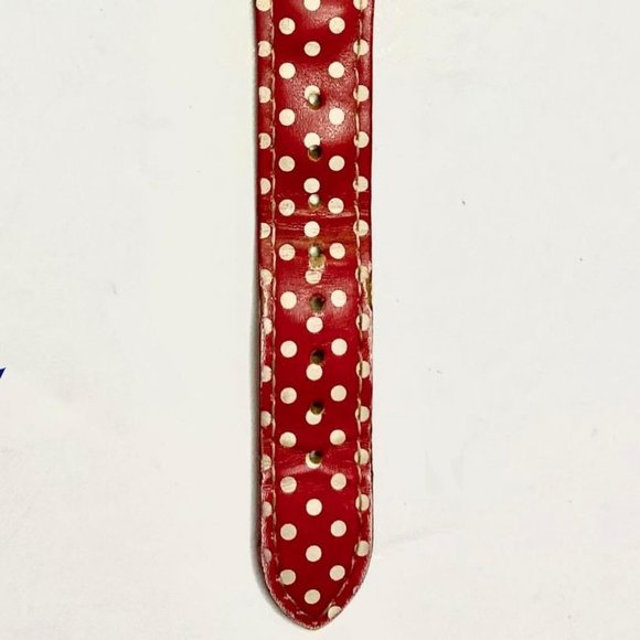 Ladies Vintage Betty Boop Silver Tone Polka Dot Watch - Picture 4 of 4